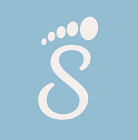STEP simple foot logo
